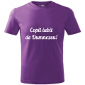 Tricou mov copii- Copil iubit de Dumnezeu!